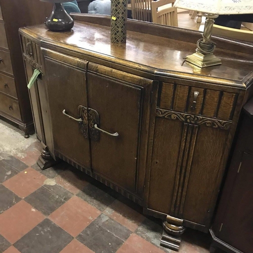 326 - 1930'S OAK SIDEBOARD