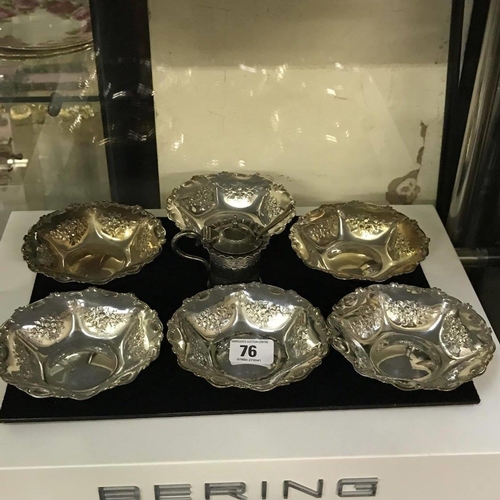 76 - SILVER PLATED DISHES