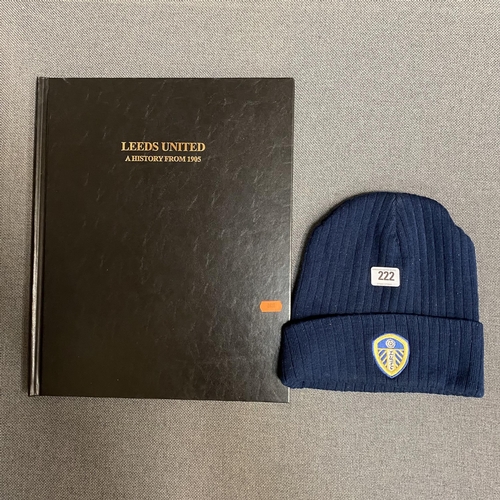 222 - “Leeds United history from 1905” with Leeds united beanie