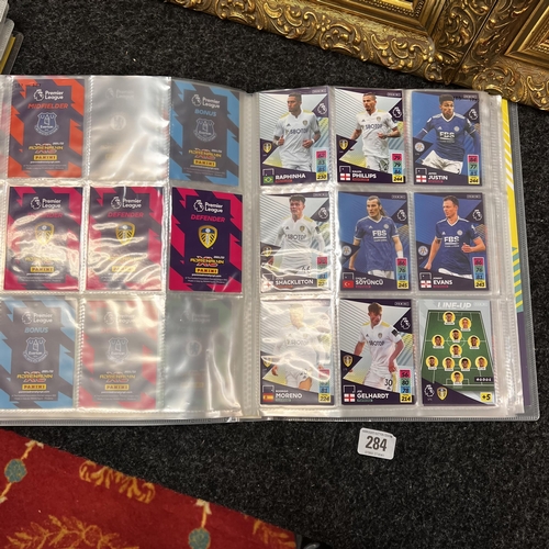 284 - Binder full of Panini football playing cards