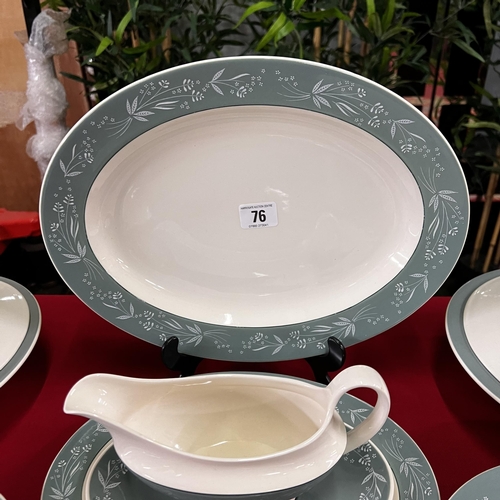 76 - Royal Doulton “Cascade” pattern soup set