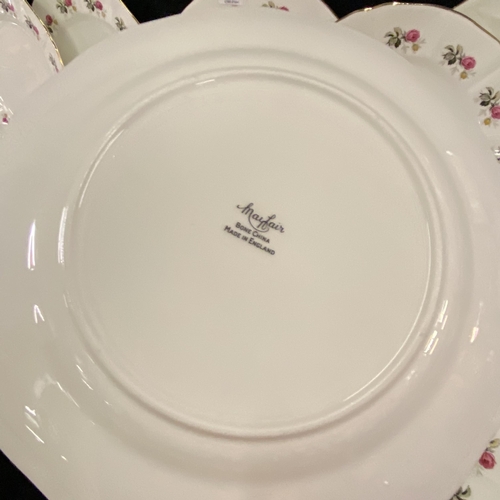 189P - Mayfair Bone china Large Dinner/soup set - 43 pieces