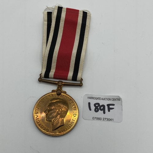 189F - George the VI Constabulary medal