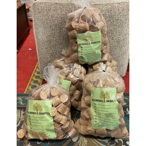 30 - 5 Bags of Killinghall briquettes