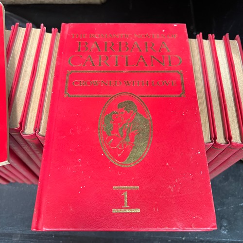 396 - Selection of volumes of Barbara Cartland novels