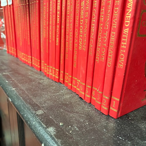 396 - Selection of volumes of Barbara Cartland novels