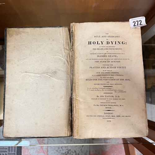 272 - “The Rule and exercises of Holy Dying” by Jer. D.D Taylor