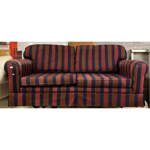 65 - Habitat two seater striped settee