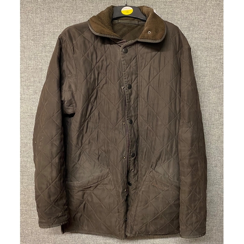 112 - Gents brown Barbour coat - Size M