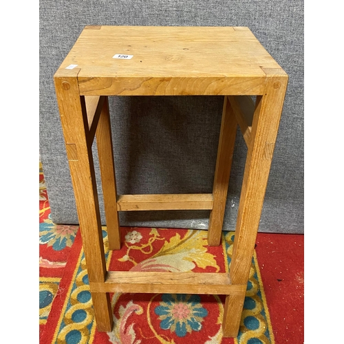 120 - Oak bar/kitchen stool