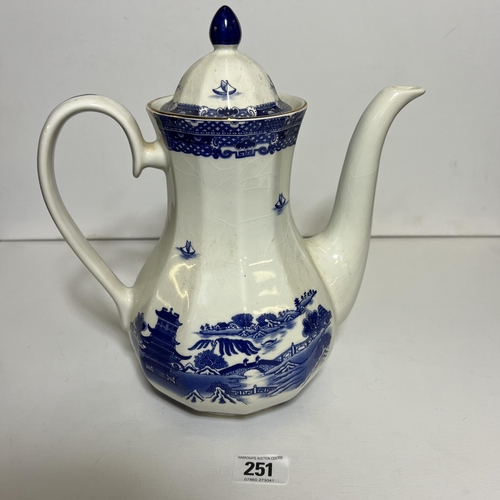 251 - Ringtons oriental coffee pot by Wade Ceramics