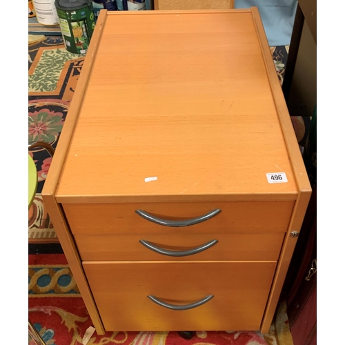 496 - Three drawer chest