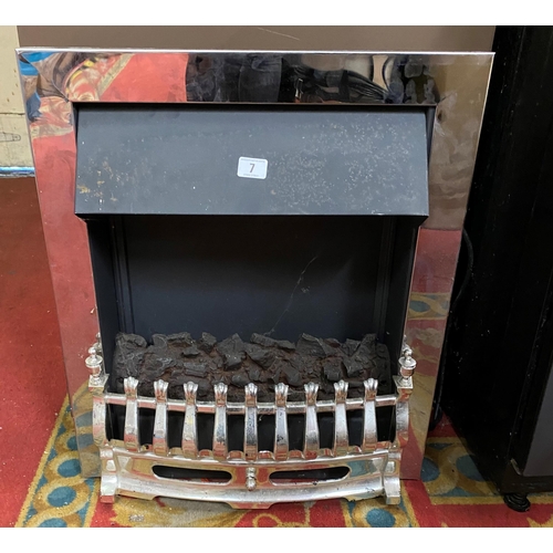 7 - Coal effect electric fire place