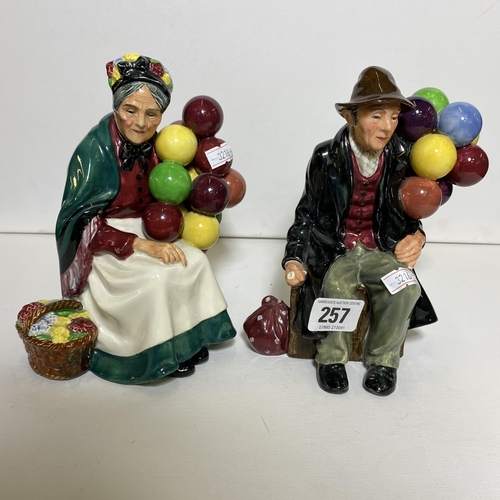 257 - Royal Doulton “The Balloon Man “ and “The Balloon Seller “