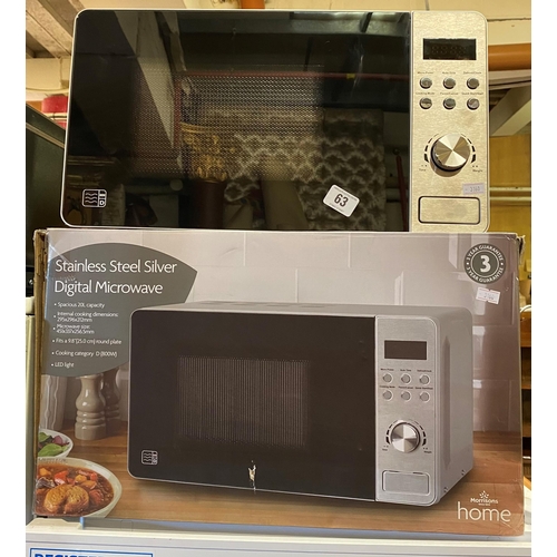 63 - Brand new Morrisons microwave in original box