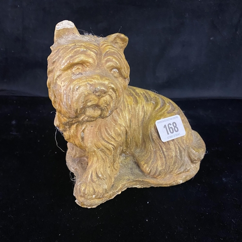 168 - Chalk plaster Scottish Terrier