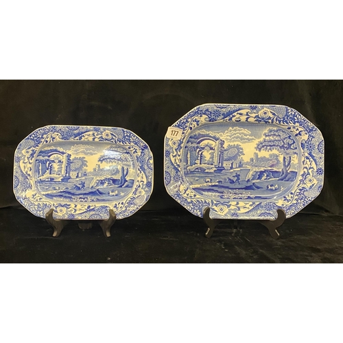 177 - Two Copeland Spode Serving Plates