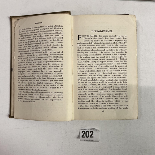 202 - Centenary Edition of Pitmans shorthand instructor dated 1913