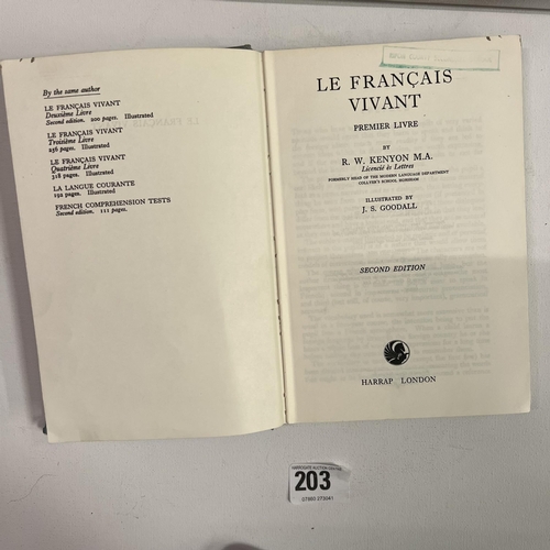 203 - Early Je Francois Vivant 2nd edition 1967