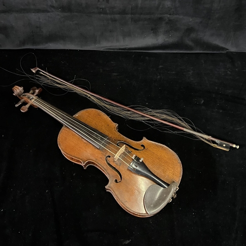 210A - George III Violin by Joannes Georgius Thir.Fecit Viennae Anno circa 1776 with case and bow