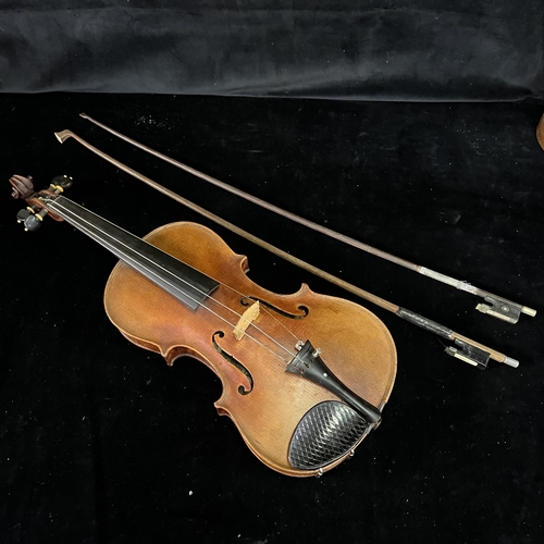 210B - Victorian Violin by Riccardo Antoniazzi Cremonese fece in Milano L`anno Dated 1896 in wooden case an... 