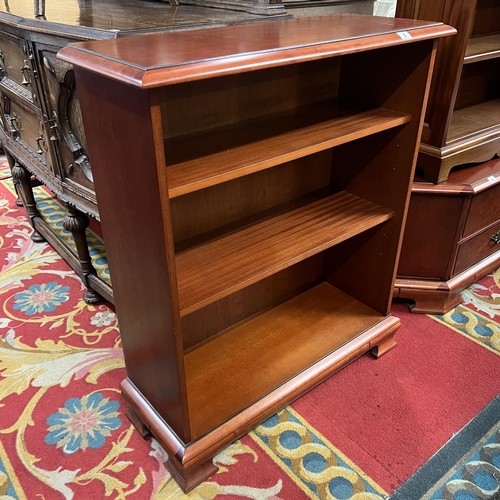 3 - White&Newton cherry wood two tier bookcase