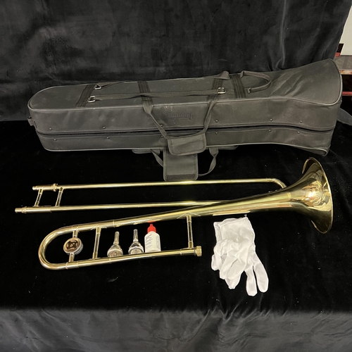 475 - Ammoon Trombone with accessories in original case