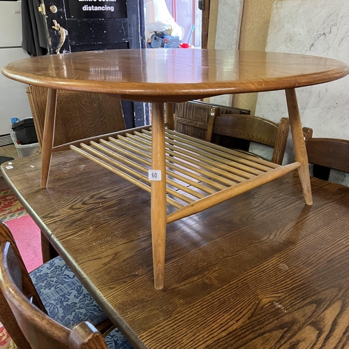 61 - Ercol blonde coffee table circa 1960’s