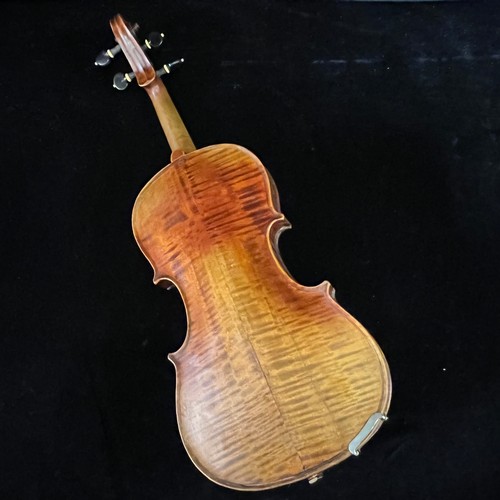 210B - Victorian Violin by Riccardo Antoniazzi Cremonese fece in Milano L`anno Dated 1896 in wooden case an... 