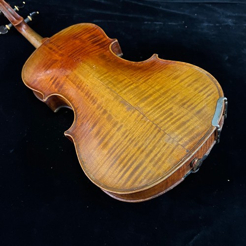 210B - Victorian Violin by Riccardo Antoniazzi Cremonese fece in Milano L`anno Dated 1896 in wooden case an... 