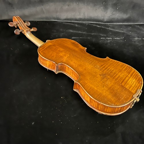 210A - George III Violin by Joannes Georgius Thir.Fecit Viennae Anno circa 1776 with case and bow