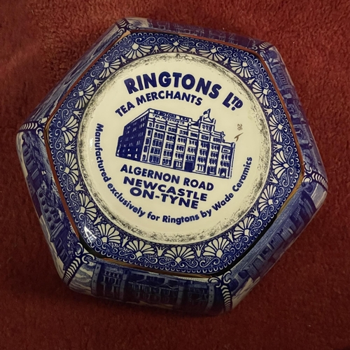 136 - Four pieces of pottery including ringtons,Noritake and Maling