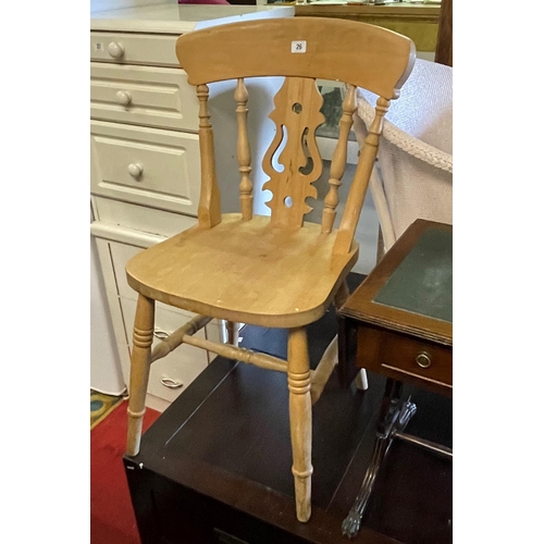 26 - Pine kitchen chair