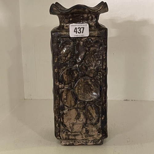 437 - Studio pottery vase