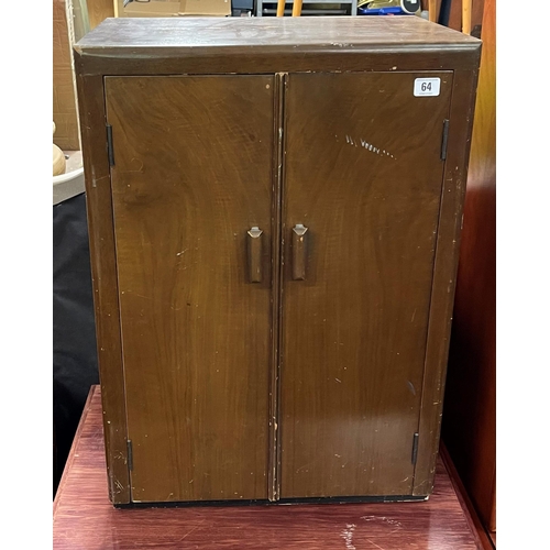 64 - Whiteley electrical radio company record cabinet