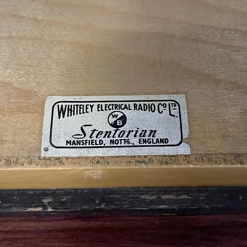 64 - Whiteley electrical radio company record cabinet