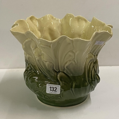 132 - 19th Century Art Nouveau Bretby Art pottery jardiniere