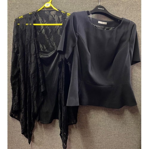 147 - Two ladies evening tops 16/18