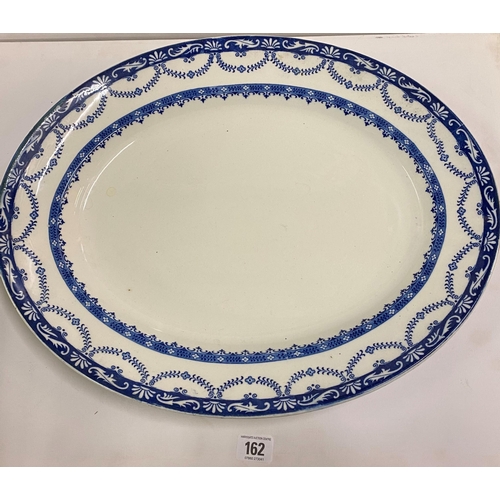 162 - Wedgwood Hampton pattern meat charger 14” x 18”