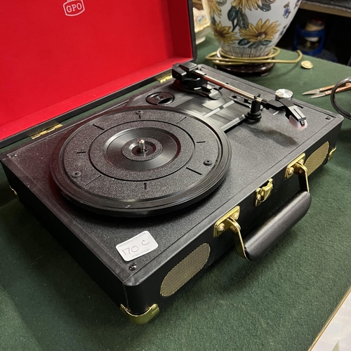 170C - GPO reproduction record player with brass fittings