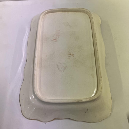 172 - Georgian dish dated and stamped 1755