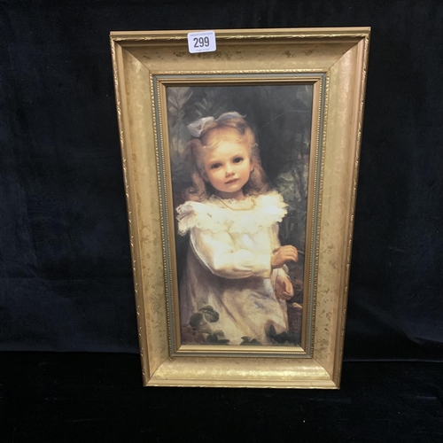 299 - Girl picking Blueberries by Miss E.Irlam Brigg