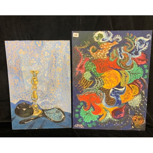 320 - Two oil on boards