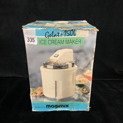 335 - Gelato 1500 ice cream maker