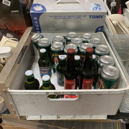 342 - Selection of various beers