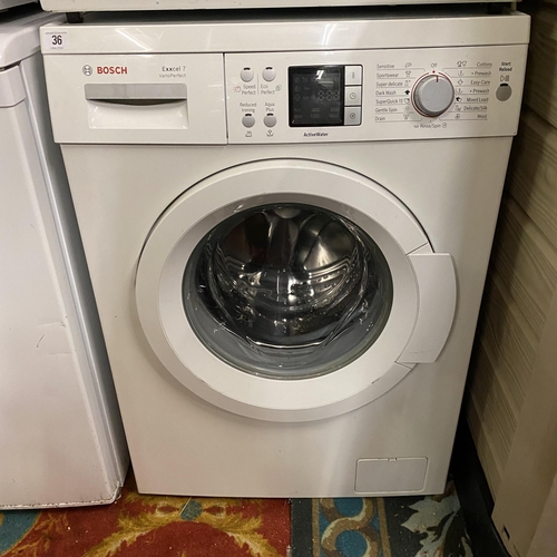 36 - Bosch Exxcel 7 washer