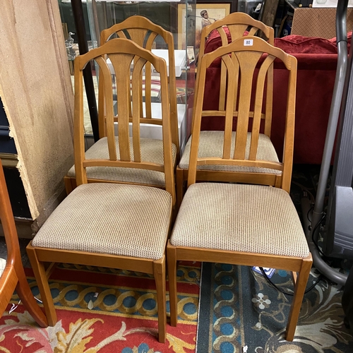 80 - Set of four Parker Knoll dining chairs