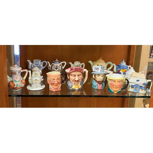 249 - Miniature Toby Jugs and Teapots