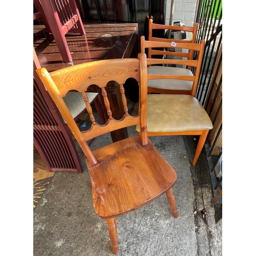 457 - Three chairs including schwiber