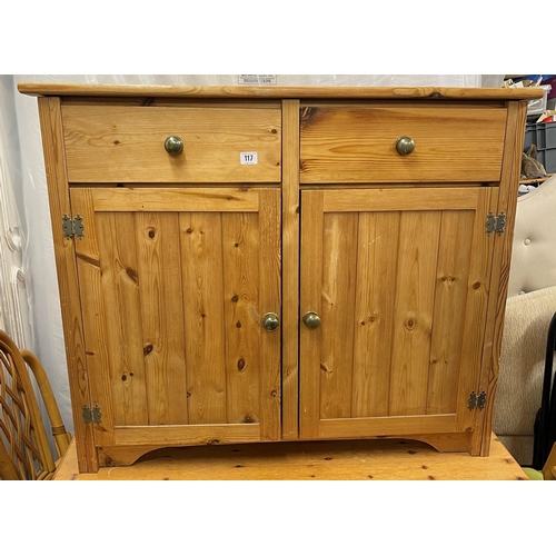 117 - PINE CUPBOARD